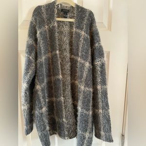 grey sweater coat/jacket